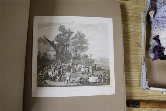 Two scrap albums of various etchings and engravings, 17th to 19th century